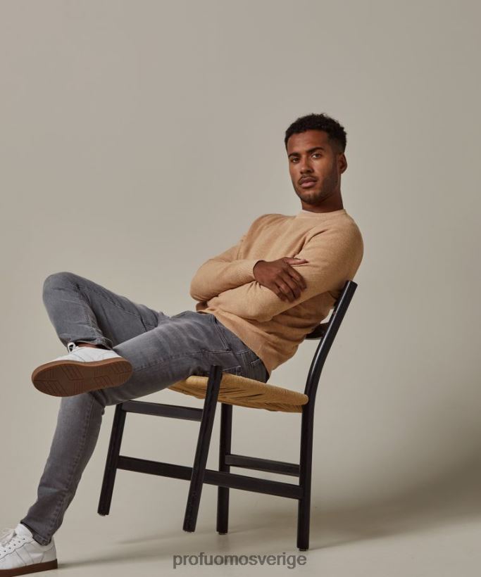 Kläder se Profuomo män crewneck orange N8XR4230