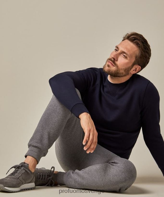 Kläder se Profuomo män crewneck tröja Marin N8XR4298