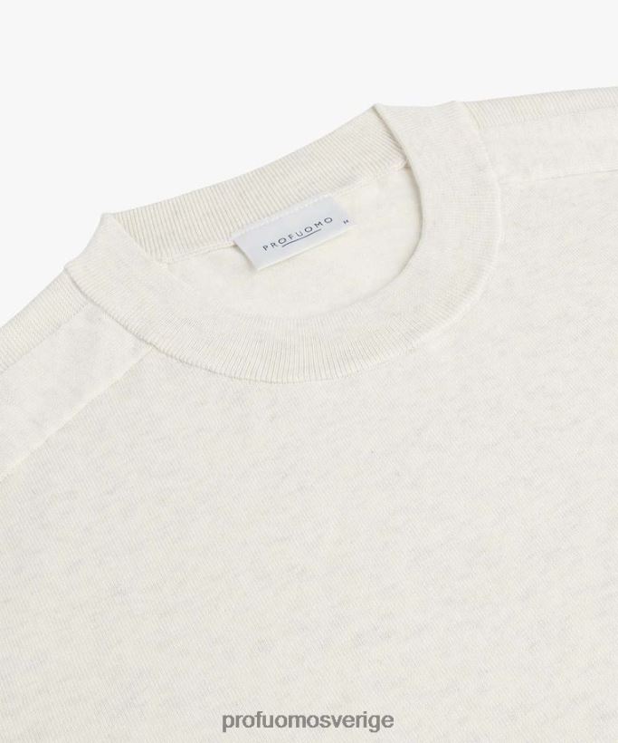 Kläder se Profuomo män lyxig crewneck grön N8XR4268