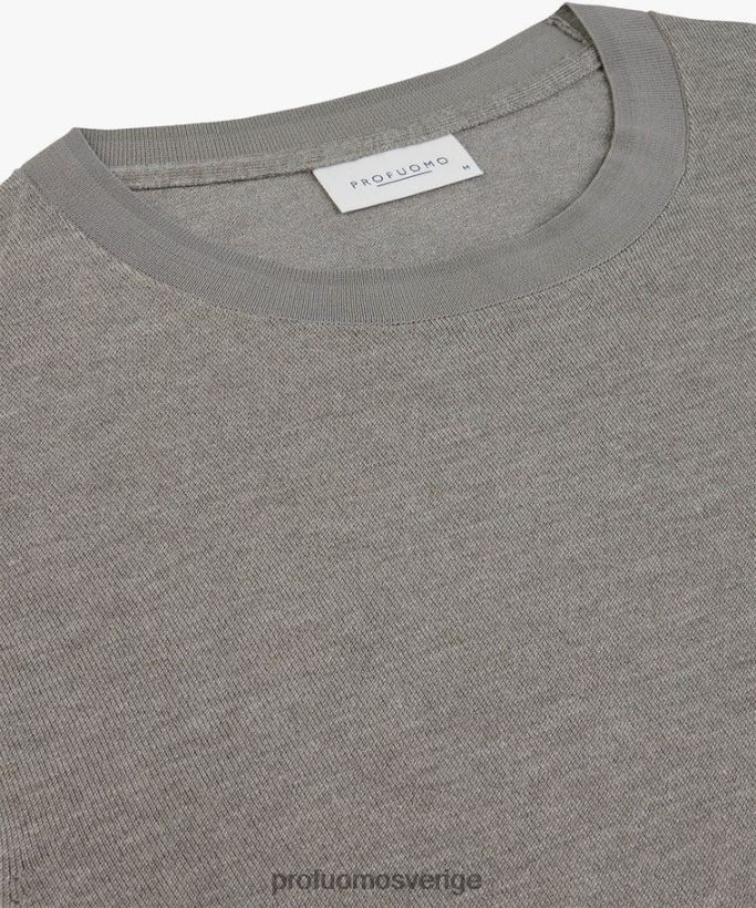 Kläder se Profuomo män teknisk crewneck grön N8XR4237