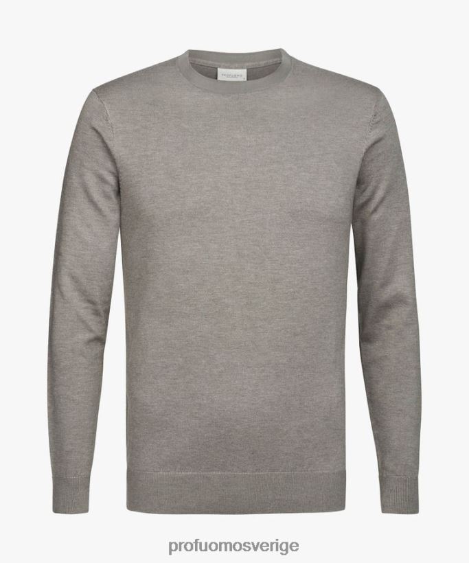 Kläder se Profuomo män teknisk crewneck grön N8XR4237