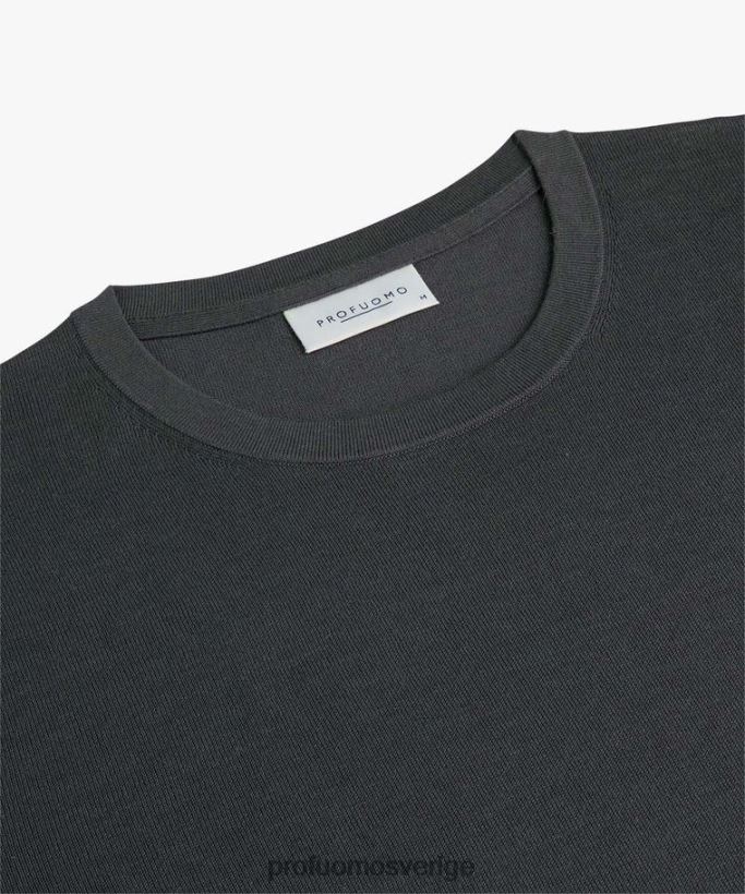 Kläder se Profuomo män lyxig långärmad grön N8XR4244