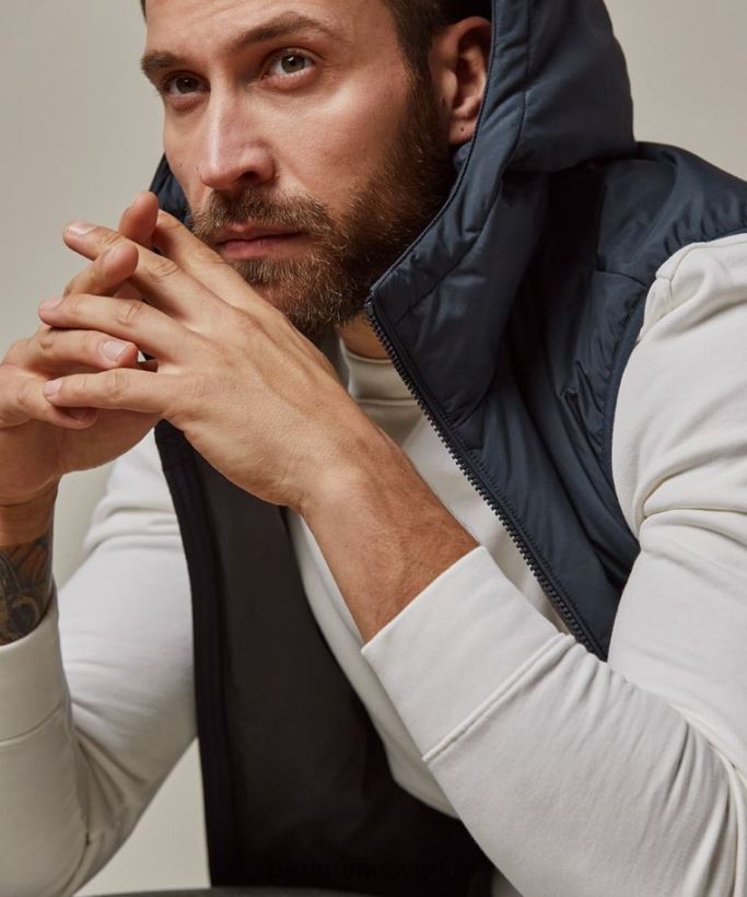 Kläder se Profuomo män Zero gravity bodywarmer Marin N8XR4406