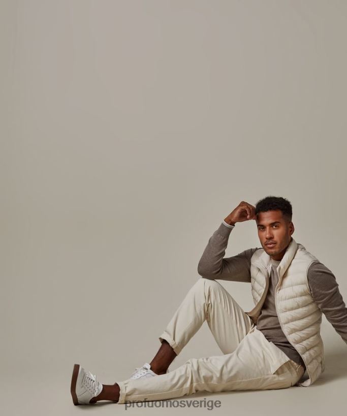 Kläder se Profuomo män återvunnen kroppsvärmare beige N8XR4407