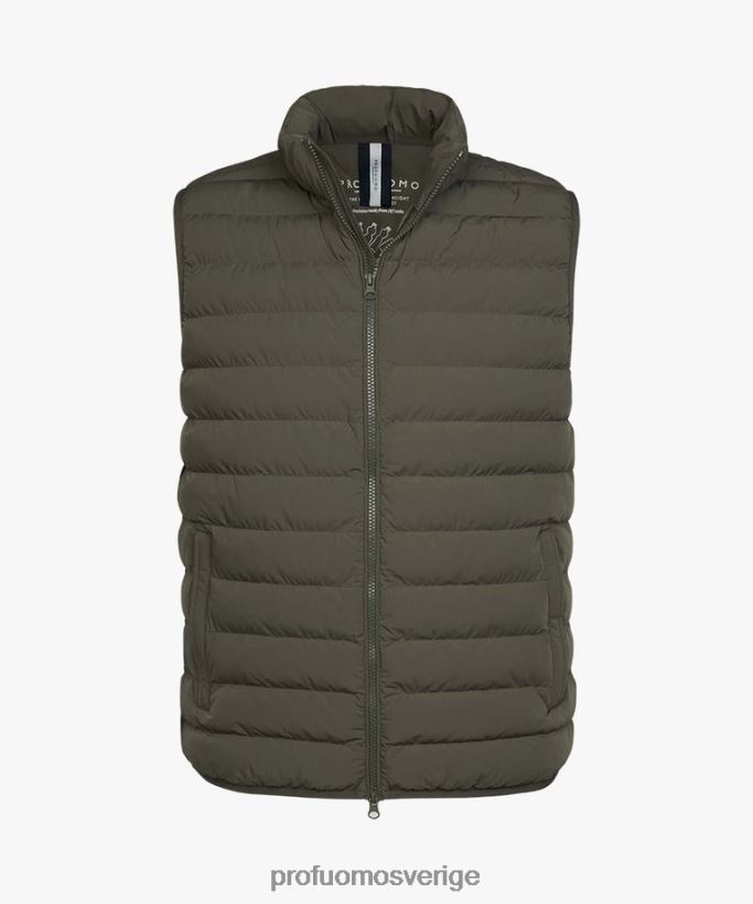 Kläder se Profuomo män återvunnen kroppsvärmare grön N8XR4412