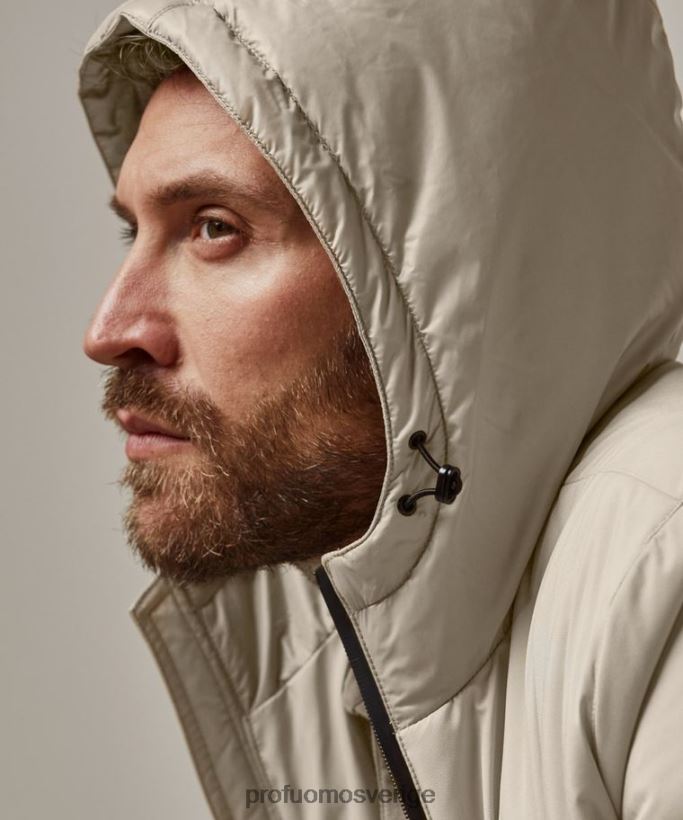 Kläder se Profuomo män Zero gravity jacka sand N8XR4401