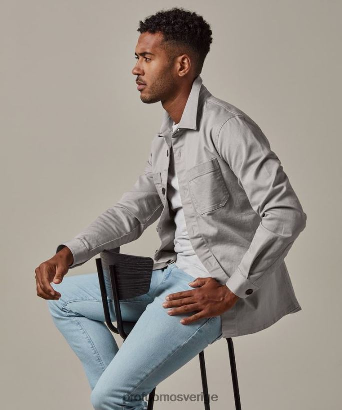 Kläder se Profuomo män övertröja grå N8XR4381