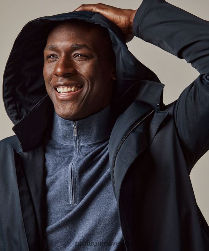 Kläder se Profuomo män magnet regnkappa Marin N8XR4394