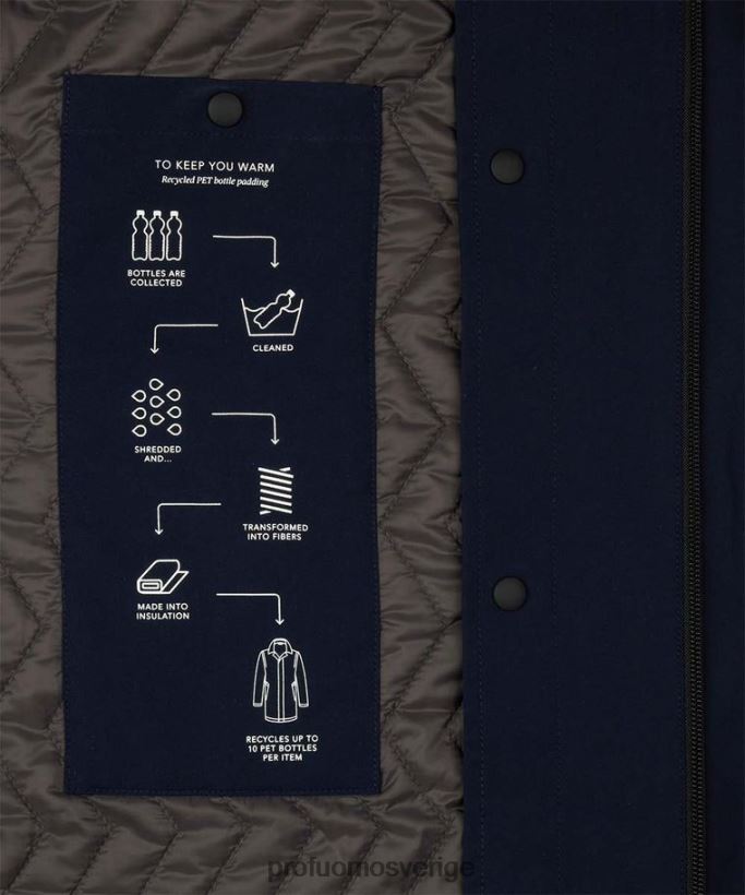 Kläder se Profuomo män magnet regnkappa Marin N8XR4404