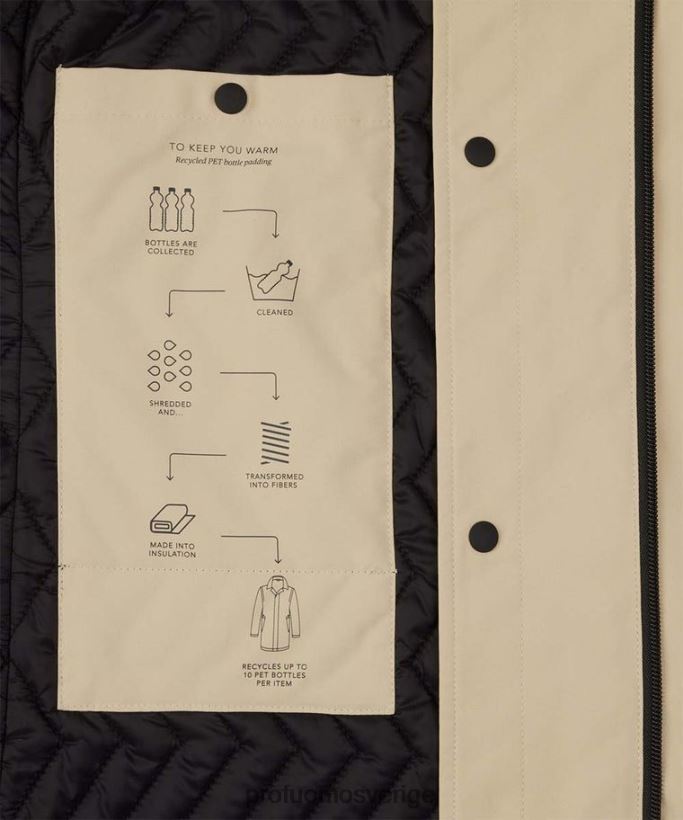 Kläder se Profuomo män magnet regnkappa beige N8XR4405