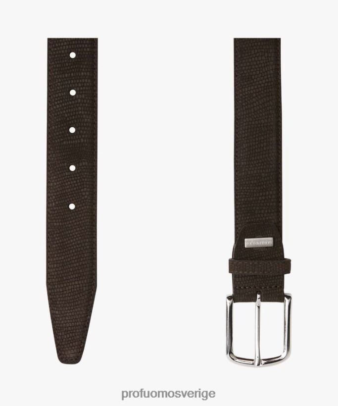 Tillbehör se Profuomo män bälte i mockastruktur brun N8XR4470