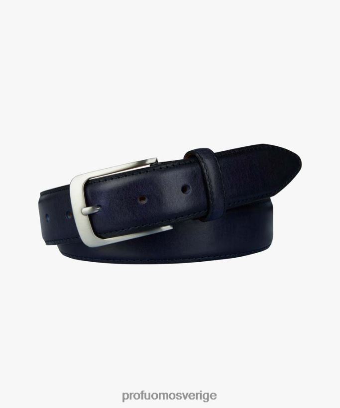 Tillbehör se Profuomo män handpolerat bälte Marin N8XR4530