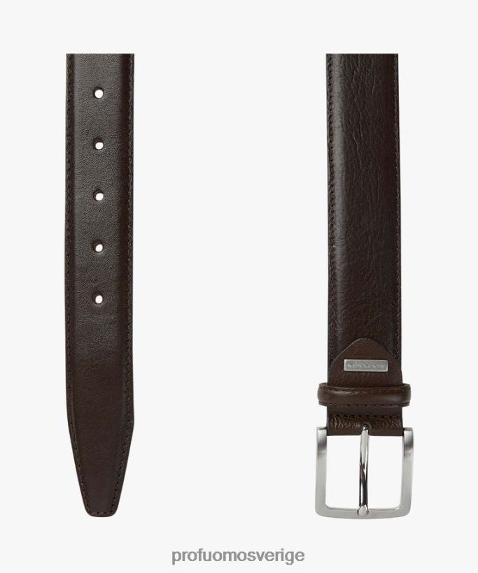 Tillbehör se Profuomo män kalvskinnsbälte brun N8XR4516
