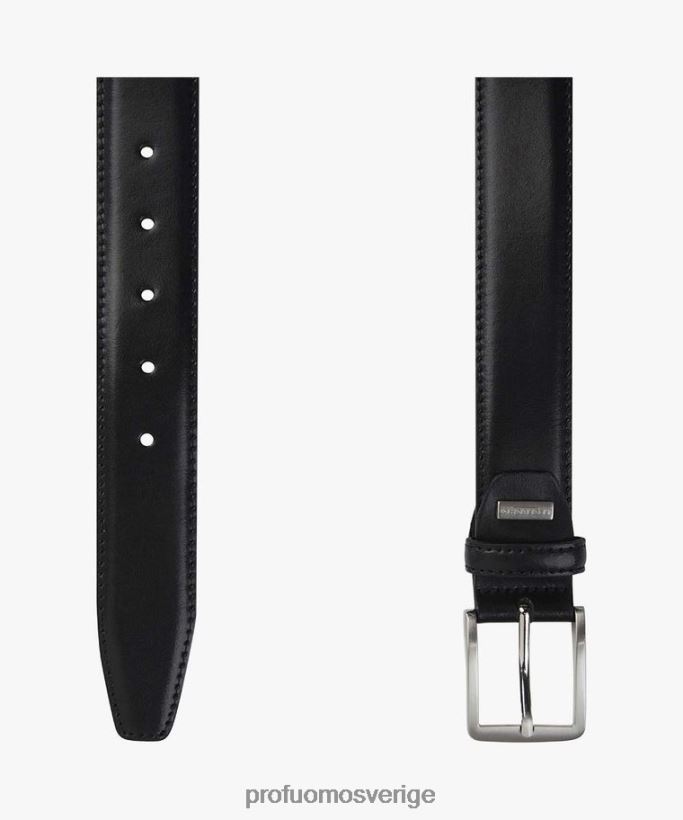 Tillbehör se Profuomo män läderbälte svart N8XR4540