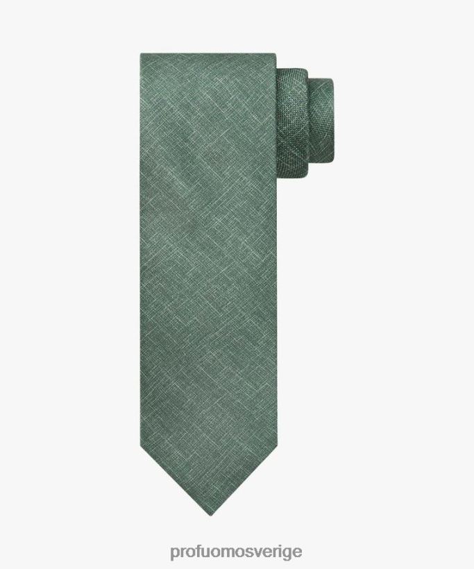 Tillbehör se Profuomo män slips i sidentryck grön N8XR4772