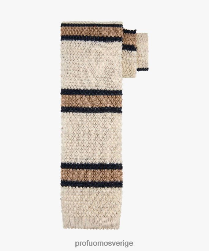 Tillbehör se Profuomo män stickad slips kamel N8XR4633