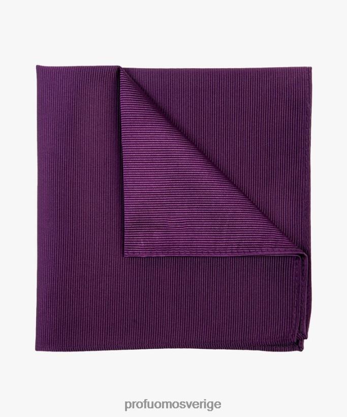 Tillbehör se Profuomo män fyrkantig sidenficka aubergine N8XR4717