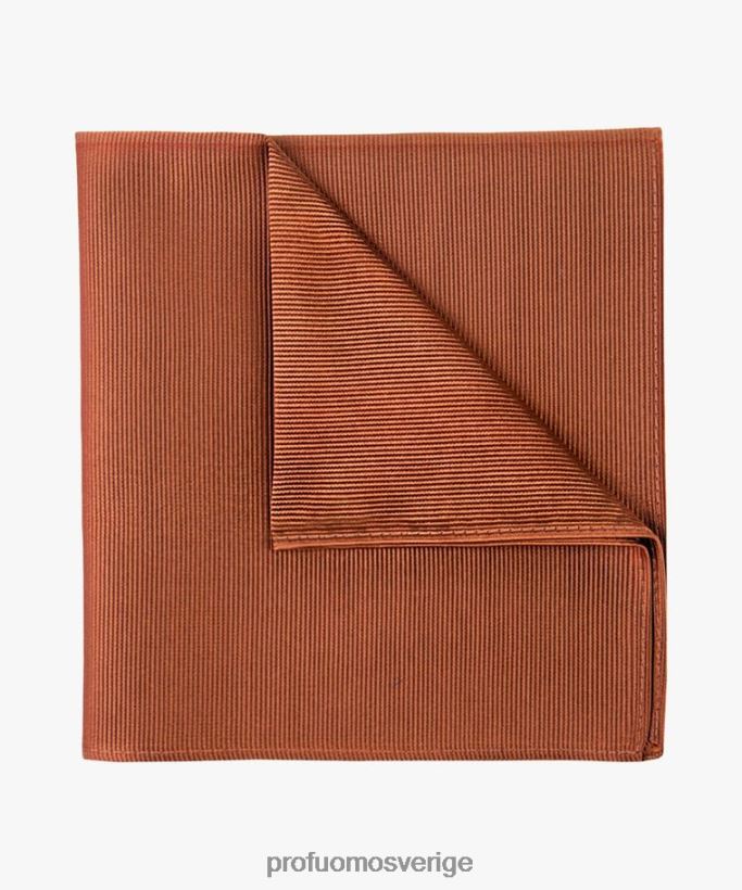 Tillbehör se Profuomo män fyrkantig sidenficka rost N8XR4504