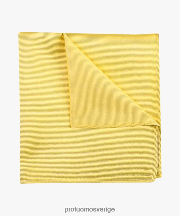 Tillbehör se Profuomo män massiv sidenficka gul N8XR4757