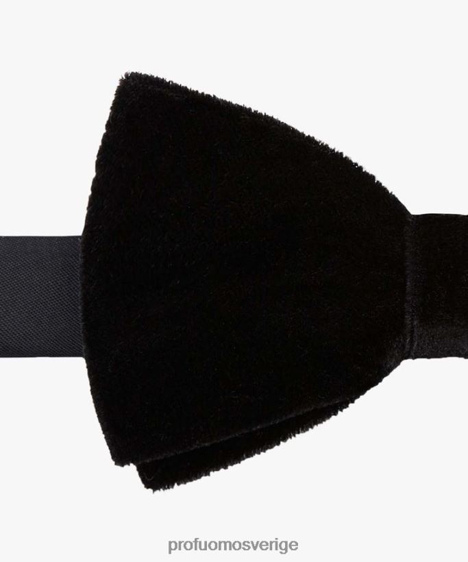 Tillbehör se Profuomo män fluga i velour svart N8XR4485