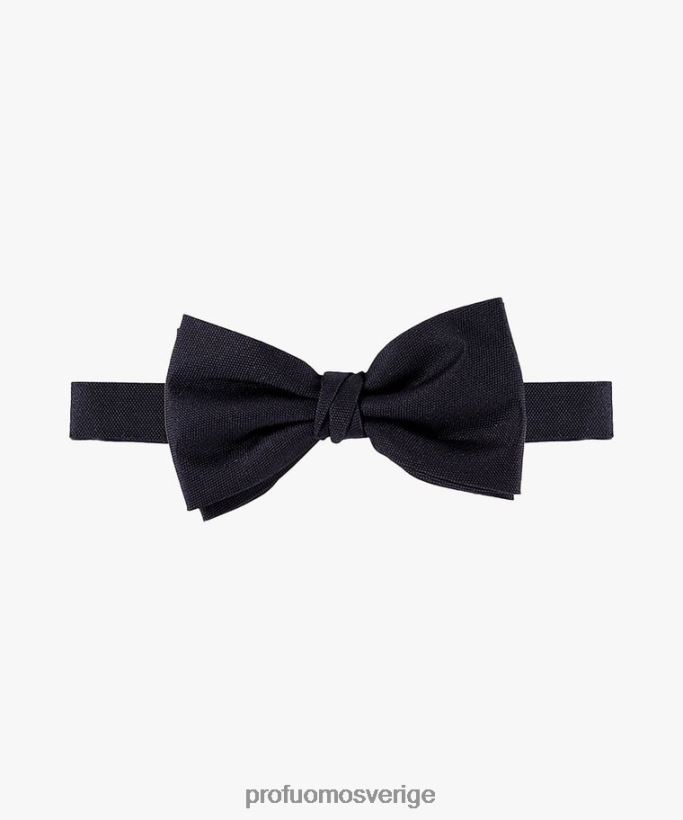 Tillbehör se Profuomo män oxford silkes fluga svart N8XR4653