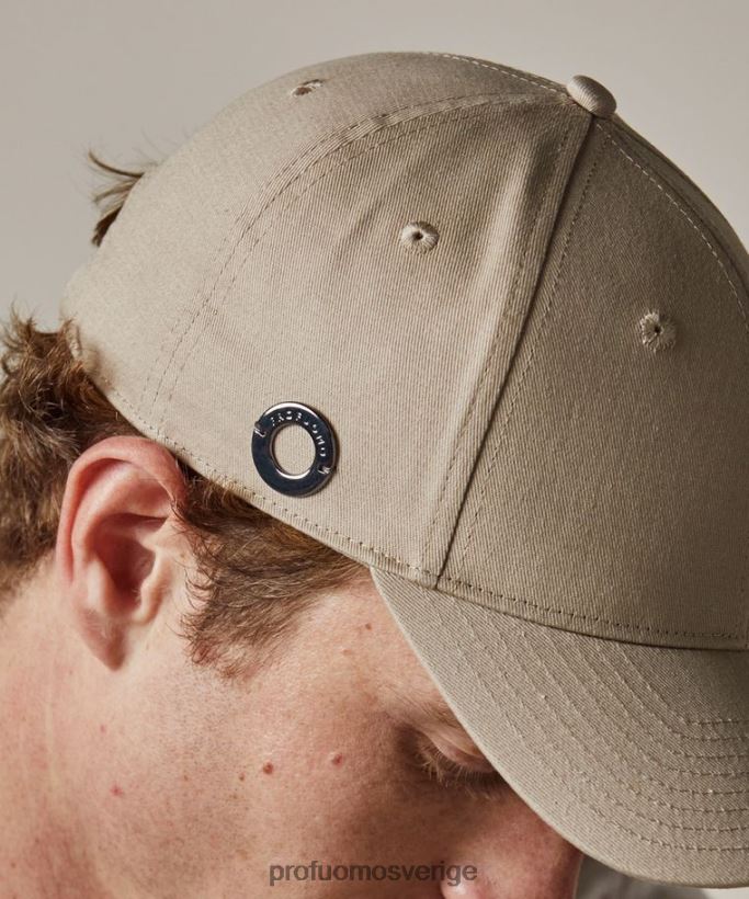Tillbehör se Profuomo män basebollkeps taupe N8XR4761