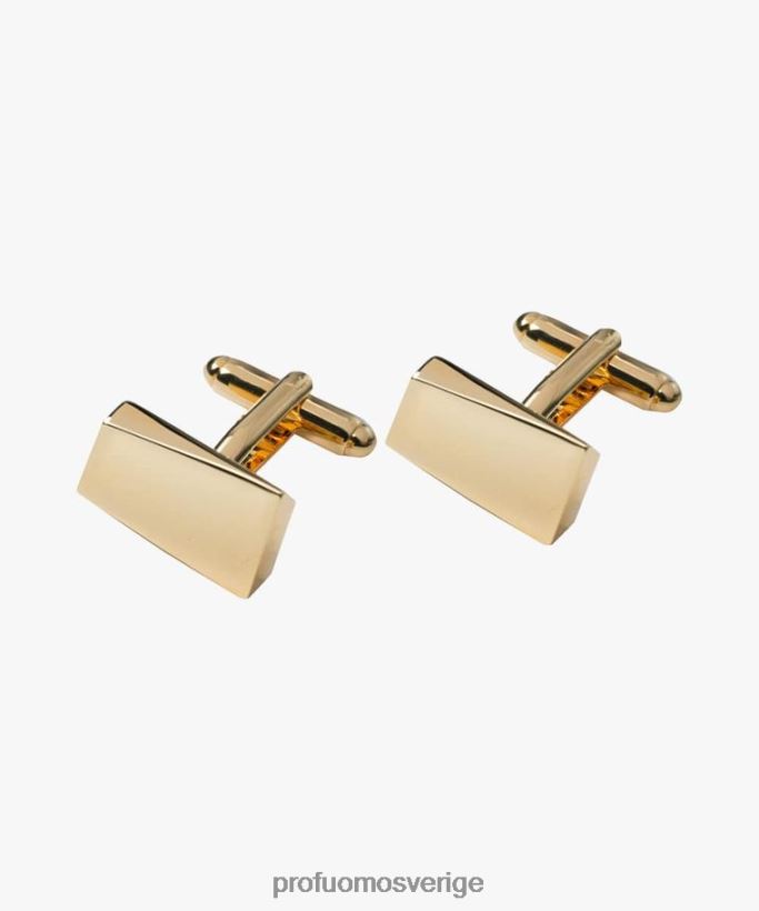 Tillbehör se Profuomo män manschettknappar guldfärgad N8XR4502