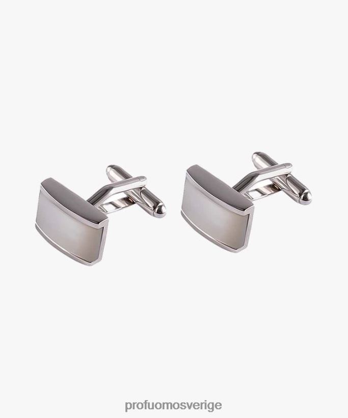 Tillbehör se Profuomo män pärlemor manschettknappar vit N8XR4688