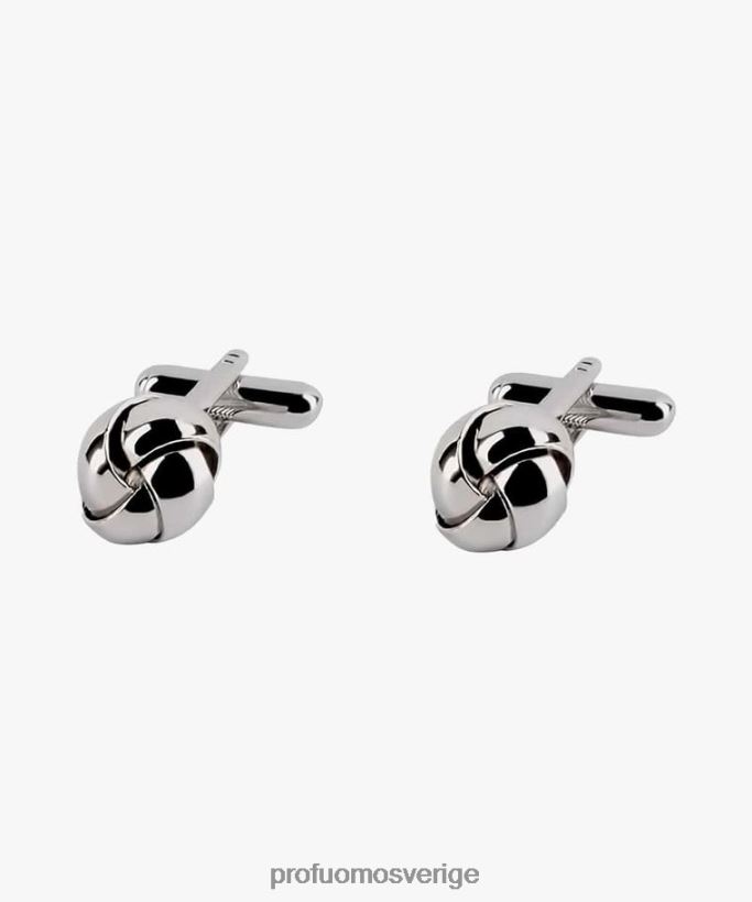 Tillbehör se Profuomo män ungkarls manschettknappar silver N8XR4701