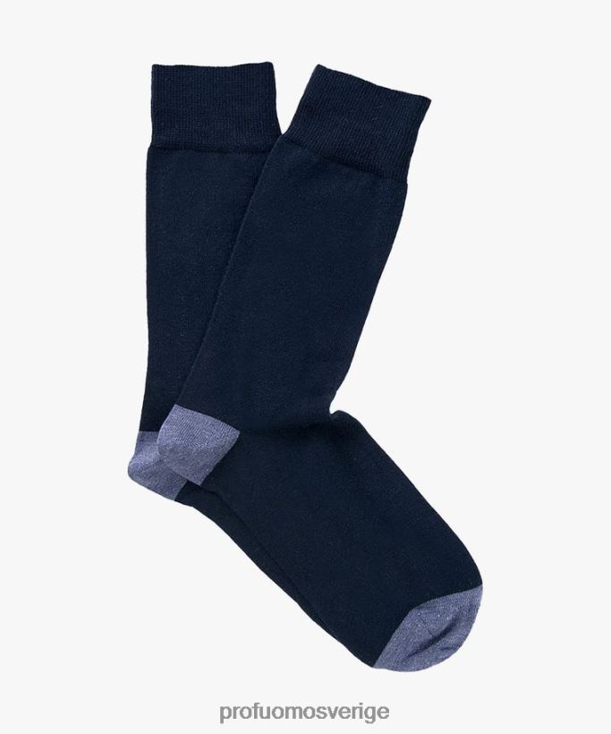 Tillbehör se Profuomo män tvåpacks bomullsstrumpor Marin N8XR4508