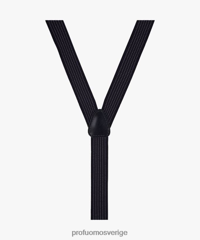 Tillbehör se Profuomo män nålrandiga hängslen Marin N8XR4662